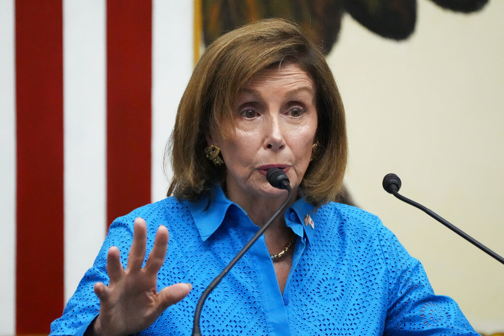 La presidenta de la Cámara de Representantes de Estados Unidos, Nancy Pelosi. (AP)