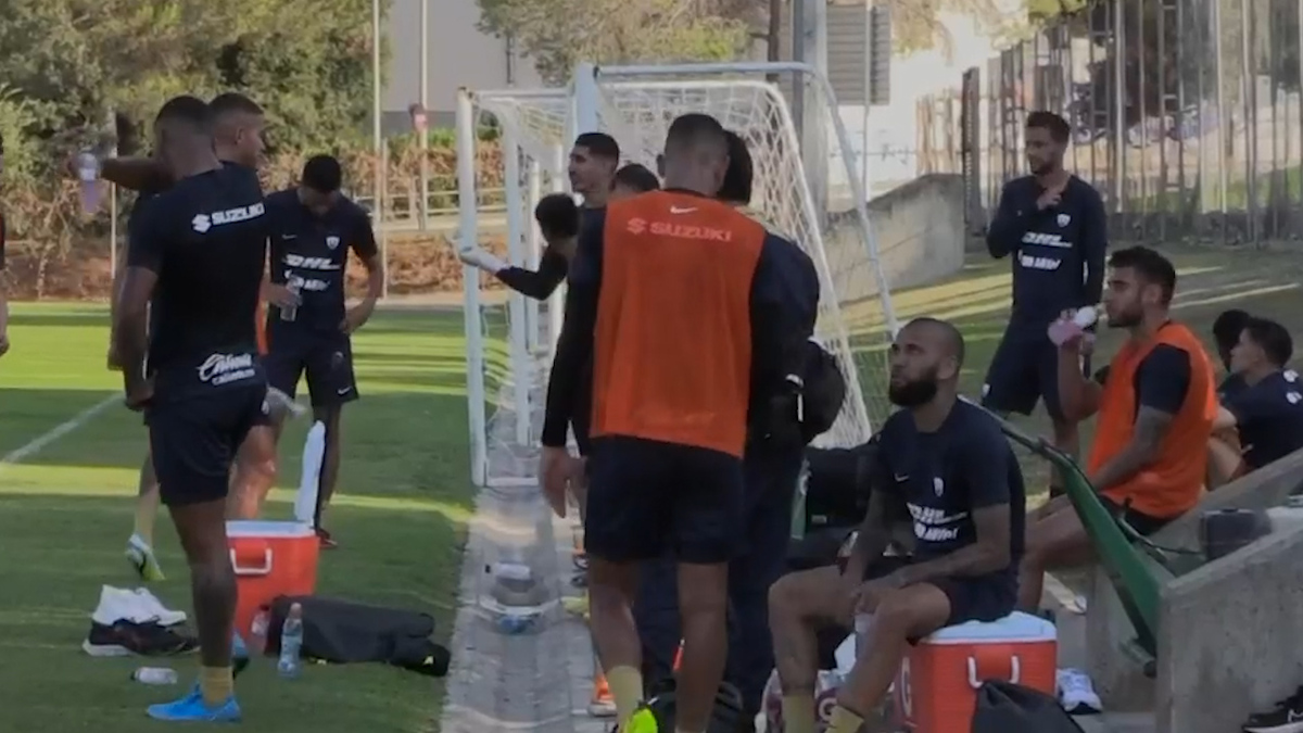 Pumas tuvo primer entrenamiento en Barcelona