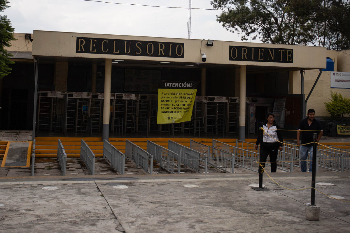 Fachada del reclusorio Norte. (Octavio Hoyos)
