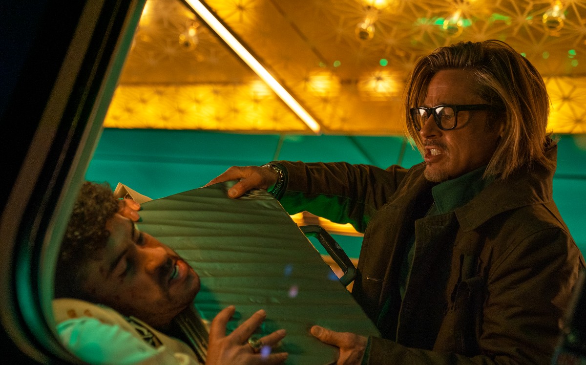 Bad Bunny y Brad Pitt dominan la taquilla con 'Bullet Train' (AP).