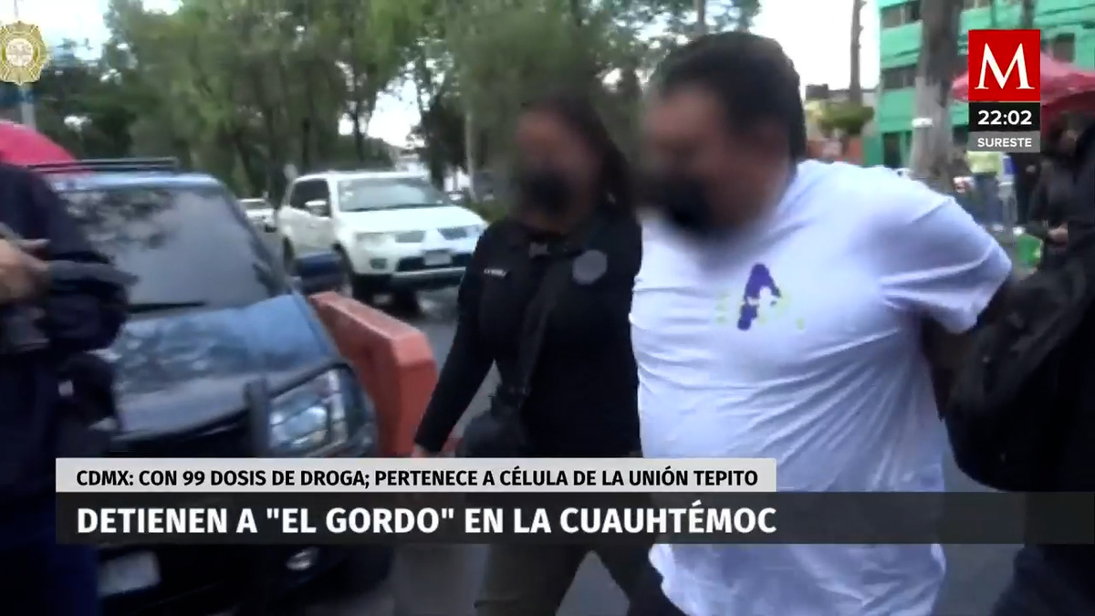Detienen en CdMx a 'El Gordo', presunto colaborador de La Unión Tepito