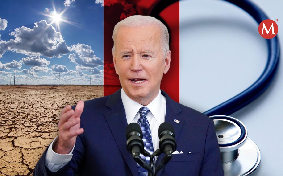 El presidente de Estados Unidos, Joe Biden, tuvo su respaldo en la medida sobre la crisis climática y los medicamentos. (AP / Ilustración)