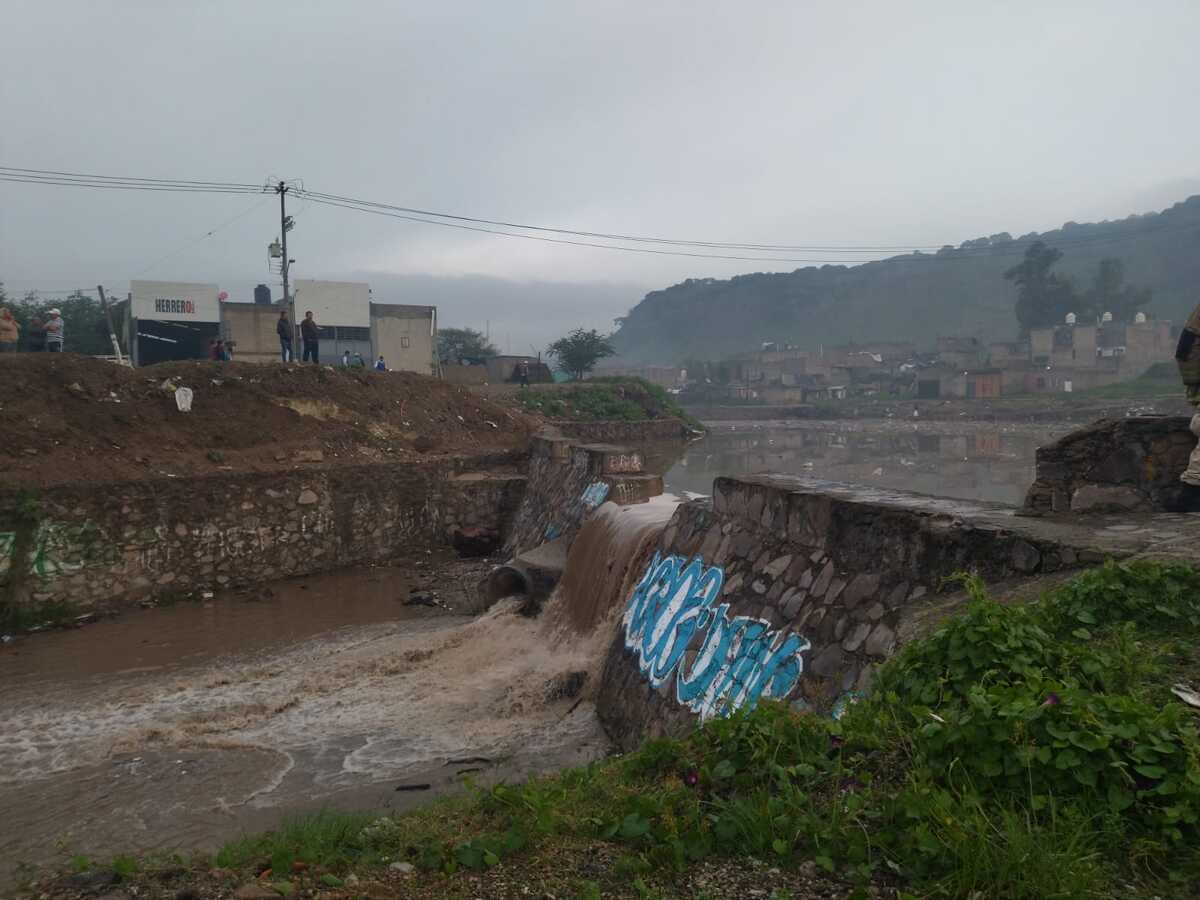 El hombre cayó al gavión número cinco del arroyo El Seco. (Rosario Álvarez)
