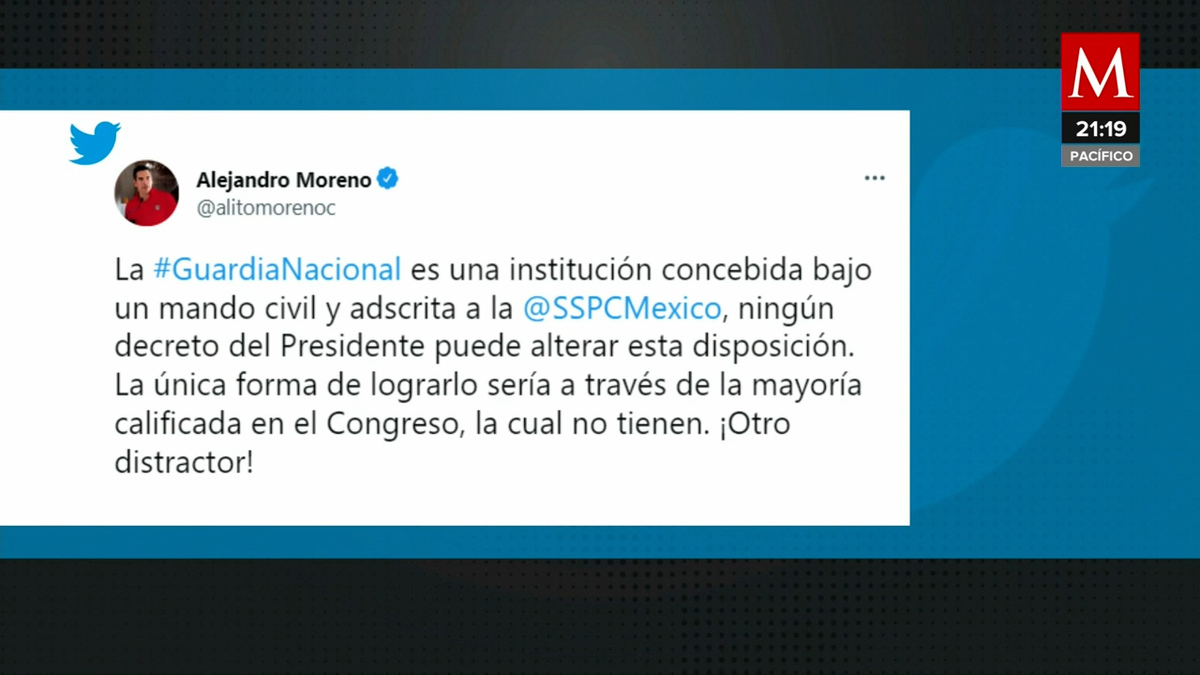 PRI y PRD critican acuerdo sobre adherir Guardia Nacional a Sedena