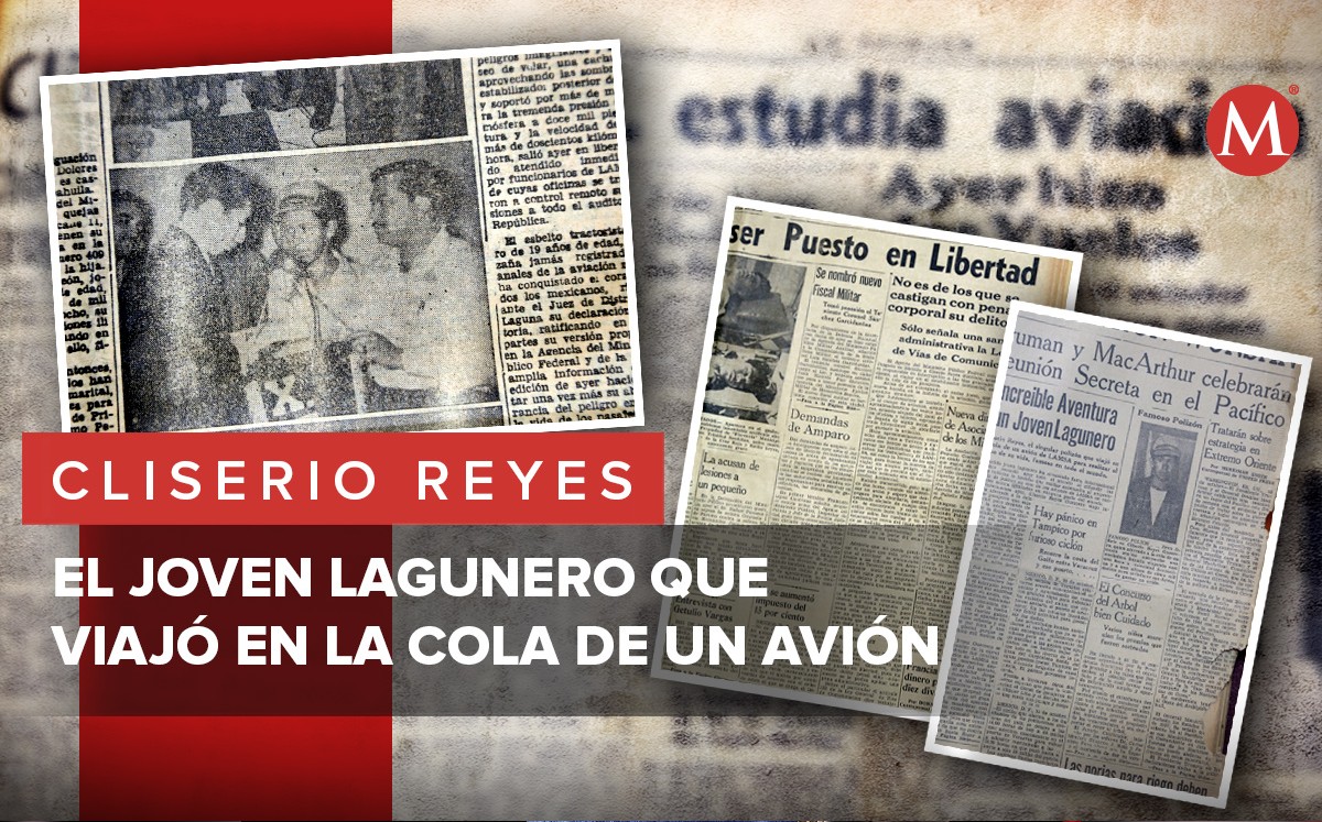 “La increíble aventura de un joven lagunero”, se leía en los titulares. (Diseño/Martín Piña)