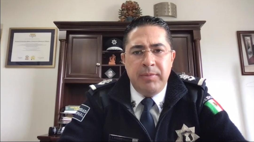 "Jesús Alberto Ramírez Manzur, titular de la Dirección de Seguridad Pública de Metepec" | Especial.