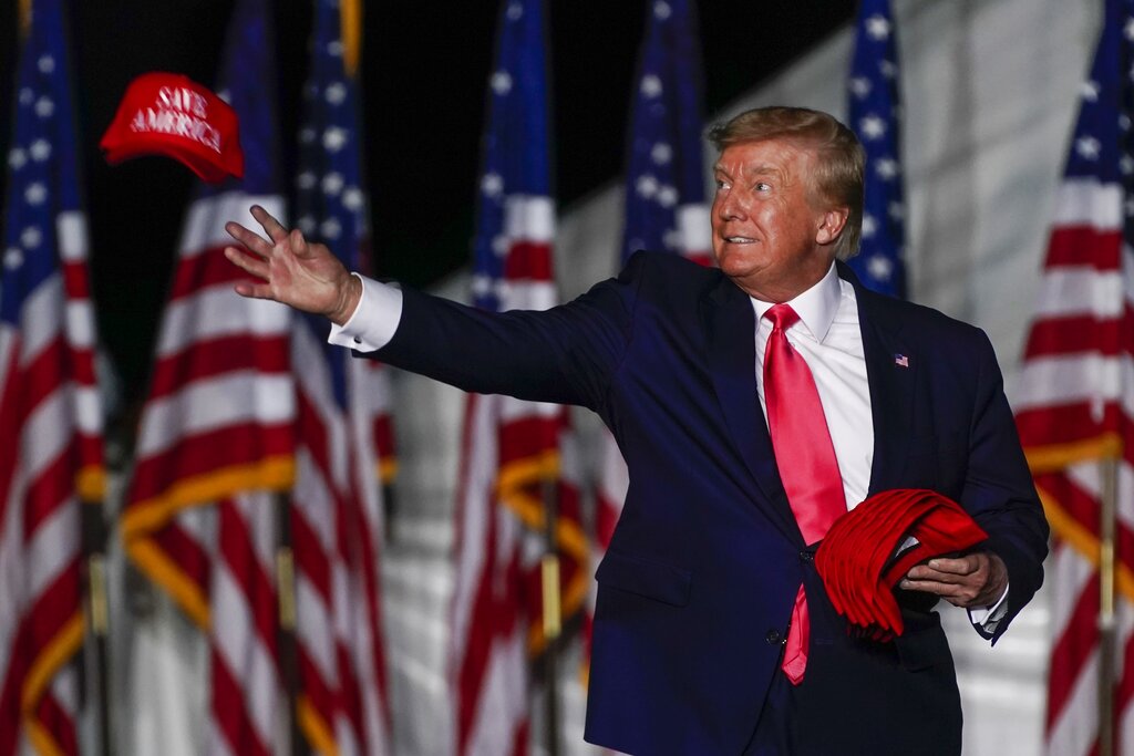 El ex presidente de Estados Unidos, Donald Trump, durante un evento. (AP)