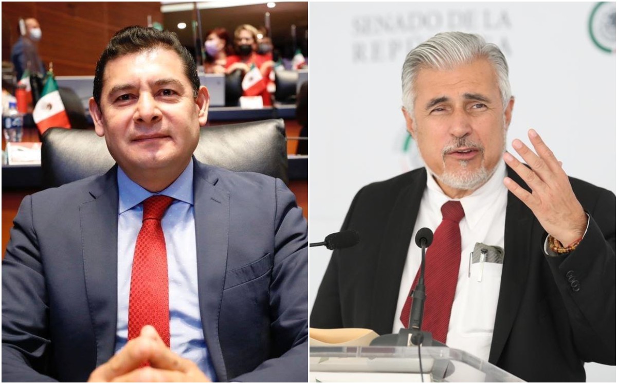 Alejandro Armenta y José Narro buscan la presidencia del Senado. | Facebook