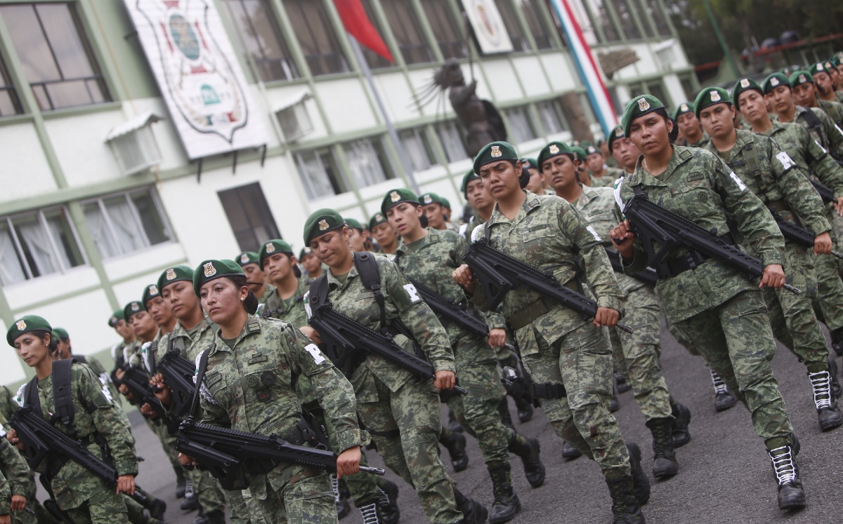 La Guardia Nacional encabezara el desfile del 16 de septiembre. (Ariana Pérez)