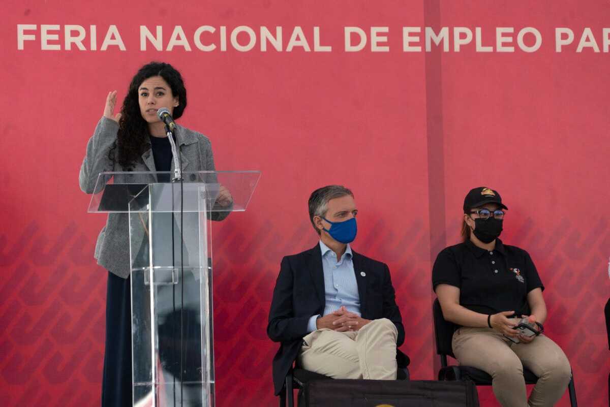 Luisa María Alcalde, secretaria del Trabajo y Previsión Social. (Especial)