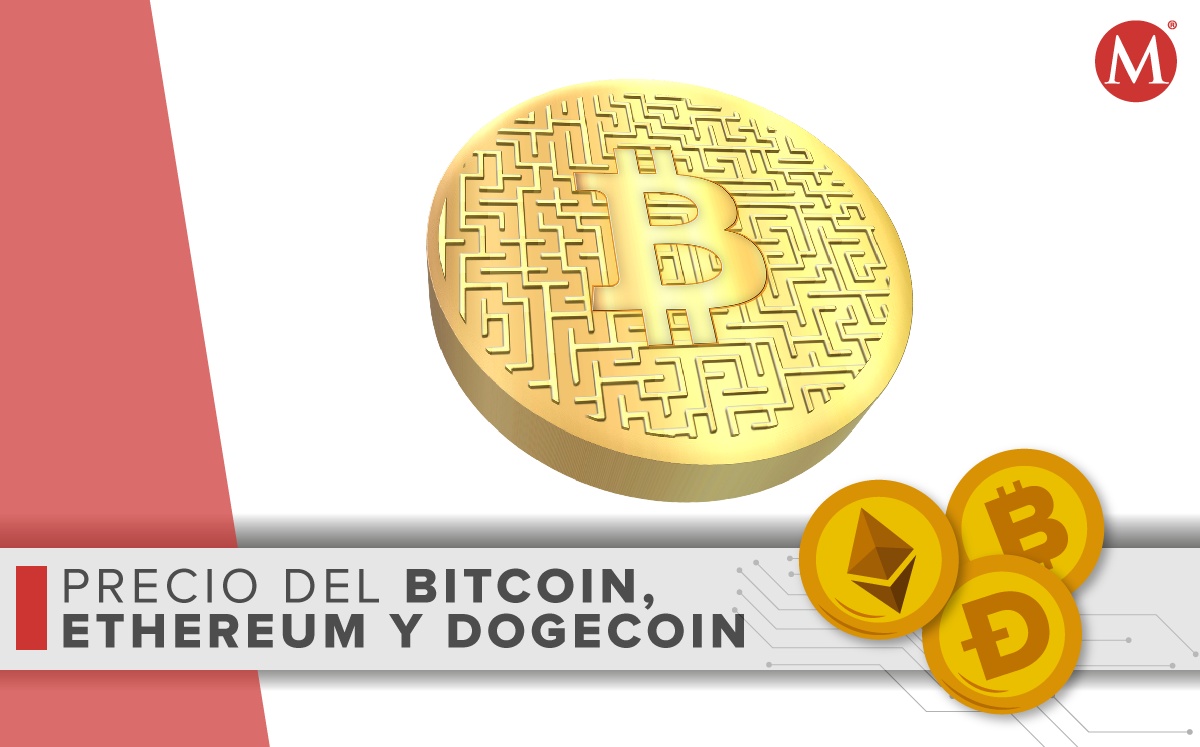 Precio-bitcoin ethereum dogecoin-HOY.  10-agosto 2022. México