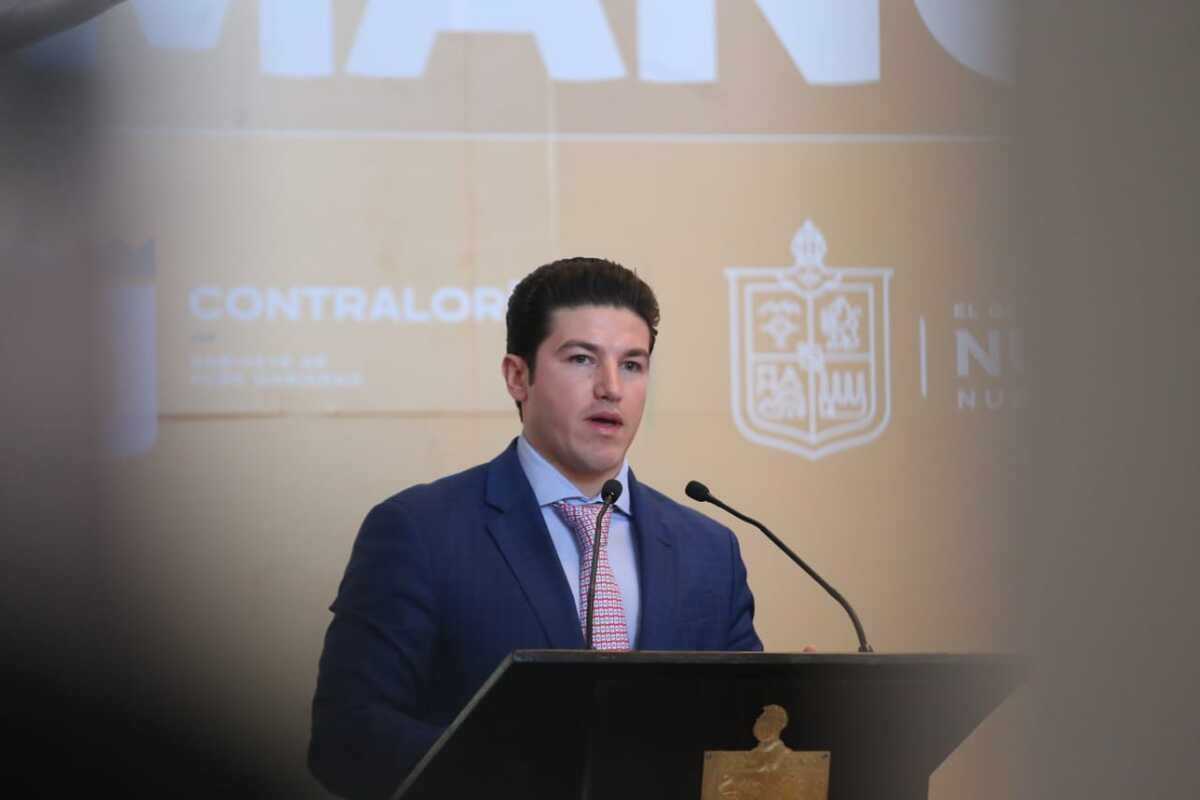 Samuel García, gobernador de Nuevo León. Foto: Jorge López