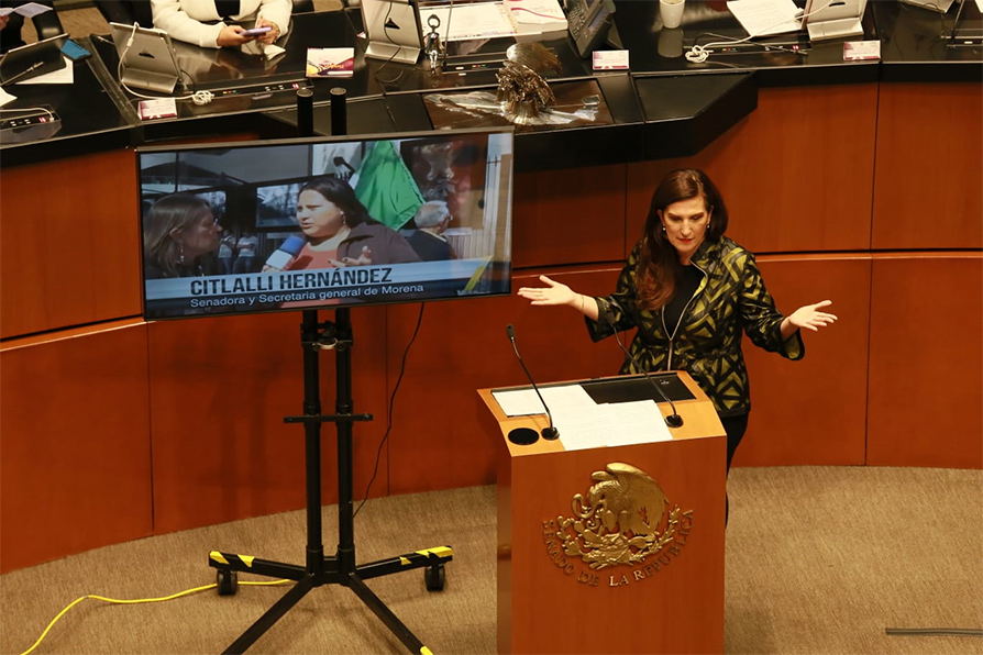 Senadora Kenia López Ramadán  | Octavio Hoyos