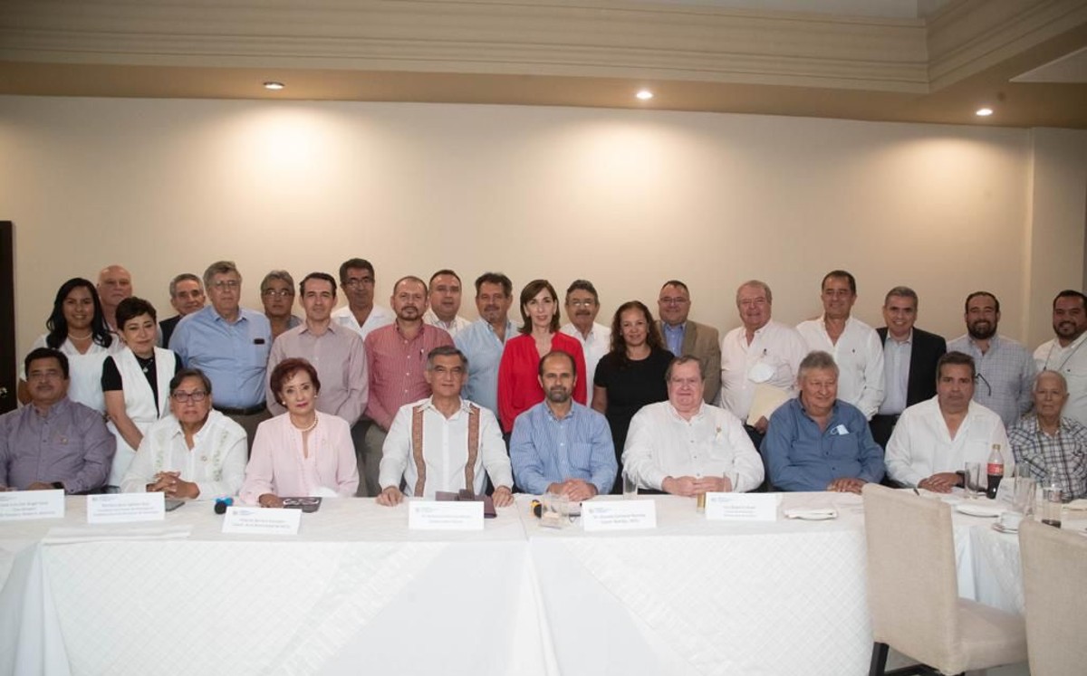 Américo Villarreal participa en reunión de las mesas de Seguridad y Justicia. (Cortesía)