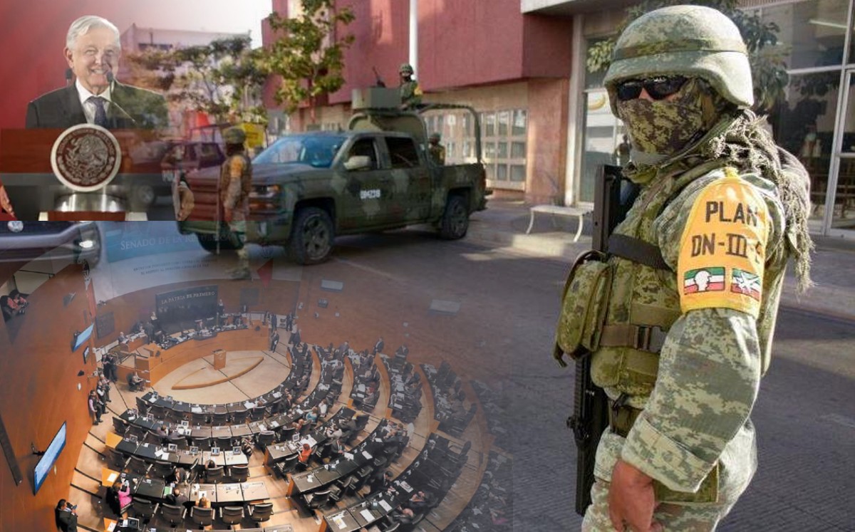 AMLO quiere militarizar el país; Senadores promoverán recurso de inconstitucionalidad