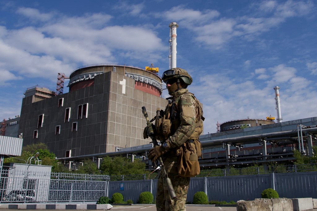 La central nuclear de Zaporiyia está ocupada por Rusia desde hace meses. (AFP / Archivo)