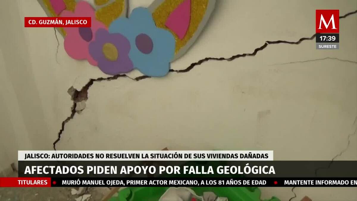 Falla geológica en Ciudad Guzmán, Jalisco