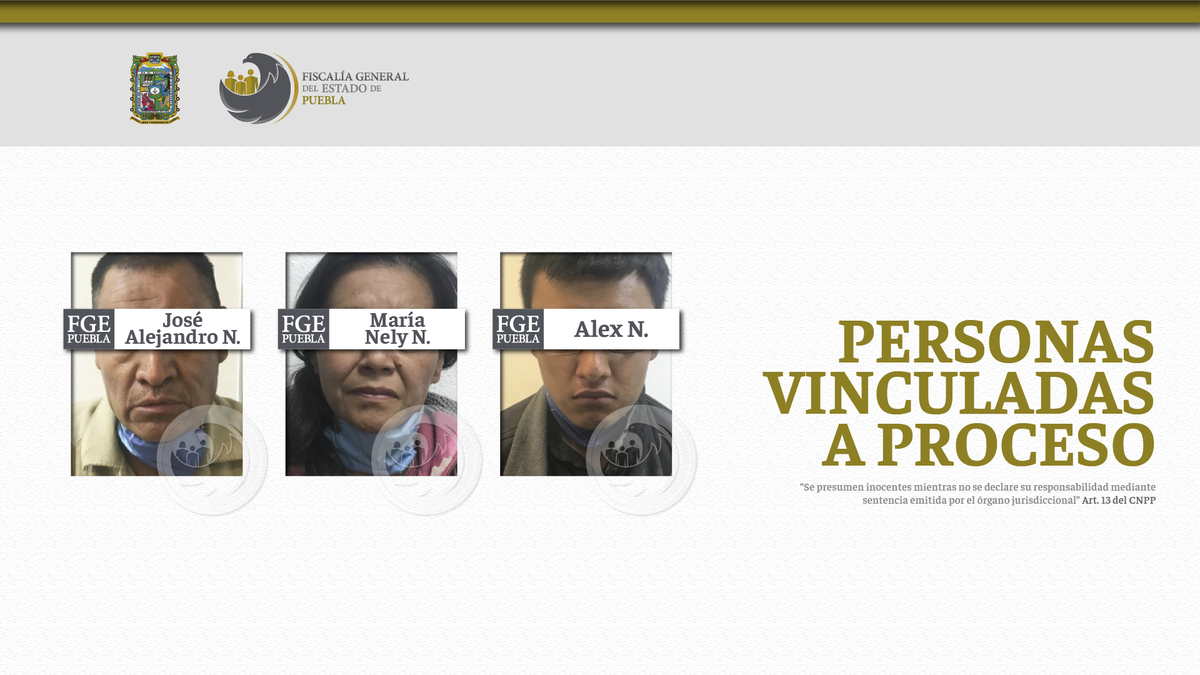 Familia de presuntos secuestradores en Puebla