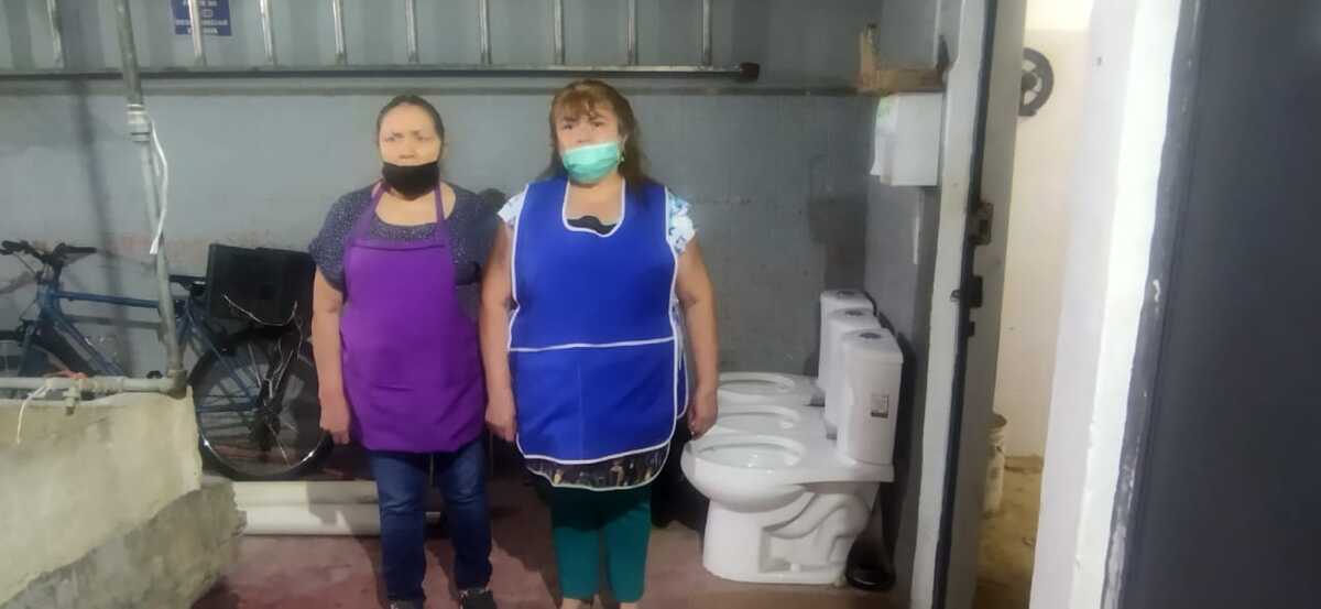 Locatarias del Mercado Severo Díaz de Guadalajara denuncian desperfectos en el lugar (Diana Barajas)