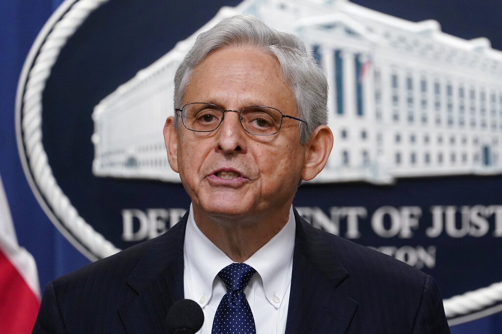 Merrick Garland, secretario de Justicia de Estados Unidos. (AP)