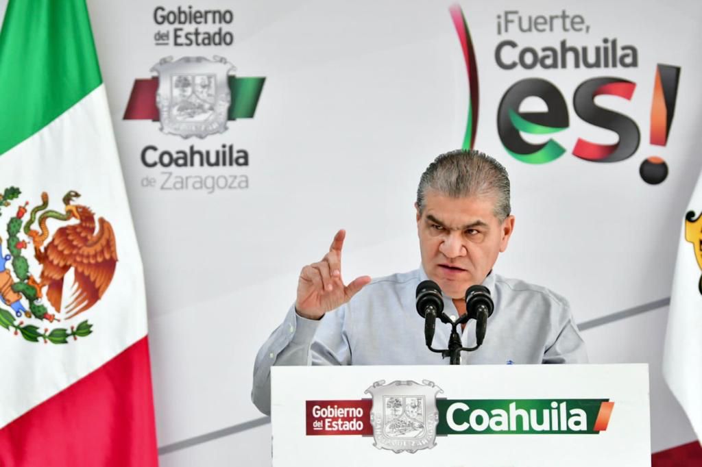 Miguel Riquelme, gobernador de Coahuila. (Especial)
