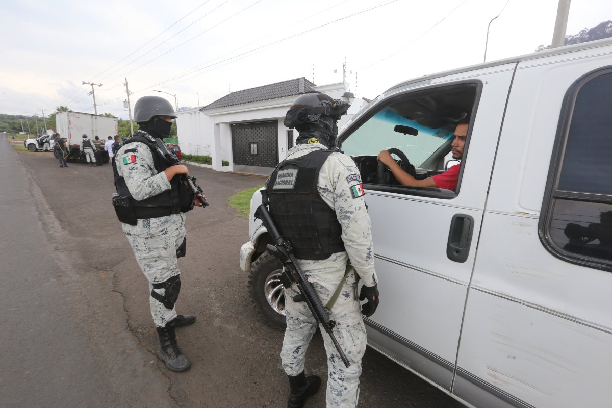 Operativos de la Guardia Nacional. (Jorge Carballo)