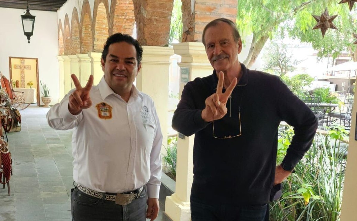 "Ambos actores políticos tuvieron un encuentro en el rancho San Cristóbal, en el estado de Guanajuato" | Especial.