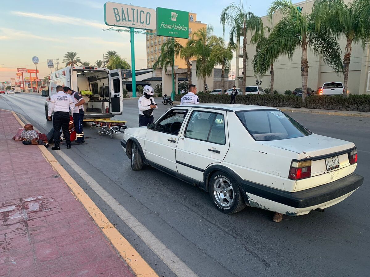 El conductor no se percató que Manuel de 79 años iba cruzando la calle. | Especial