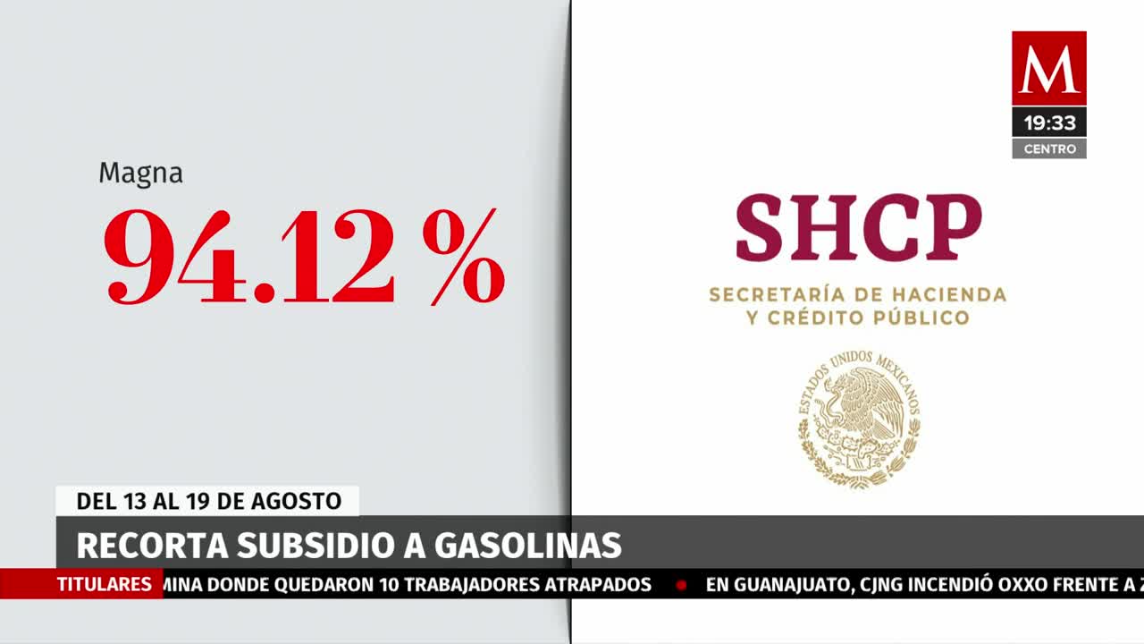 Conductores ahora pagarán impuesto por gasolina Magna; Hacienda recorta estímulos