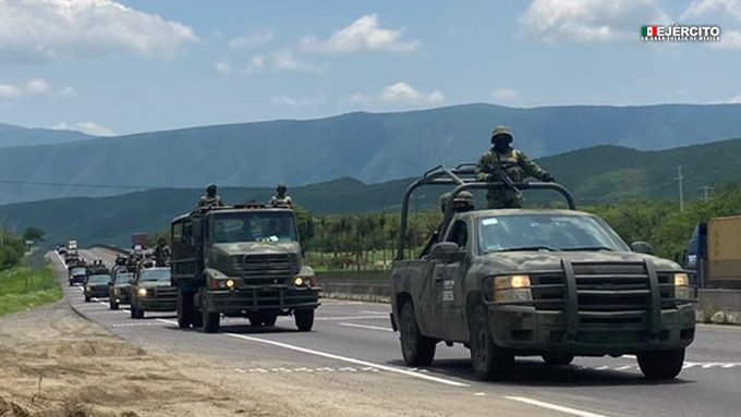 Elementos de la Sedena apoyarán en reforzar seguridad. (Tomada de @SedenaMX)