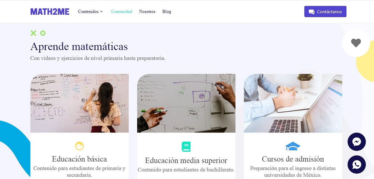 Math2Me, edutuber de matemáticas. (web)