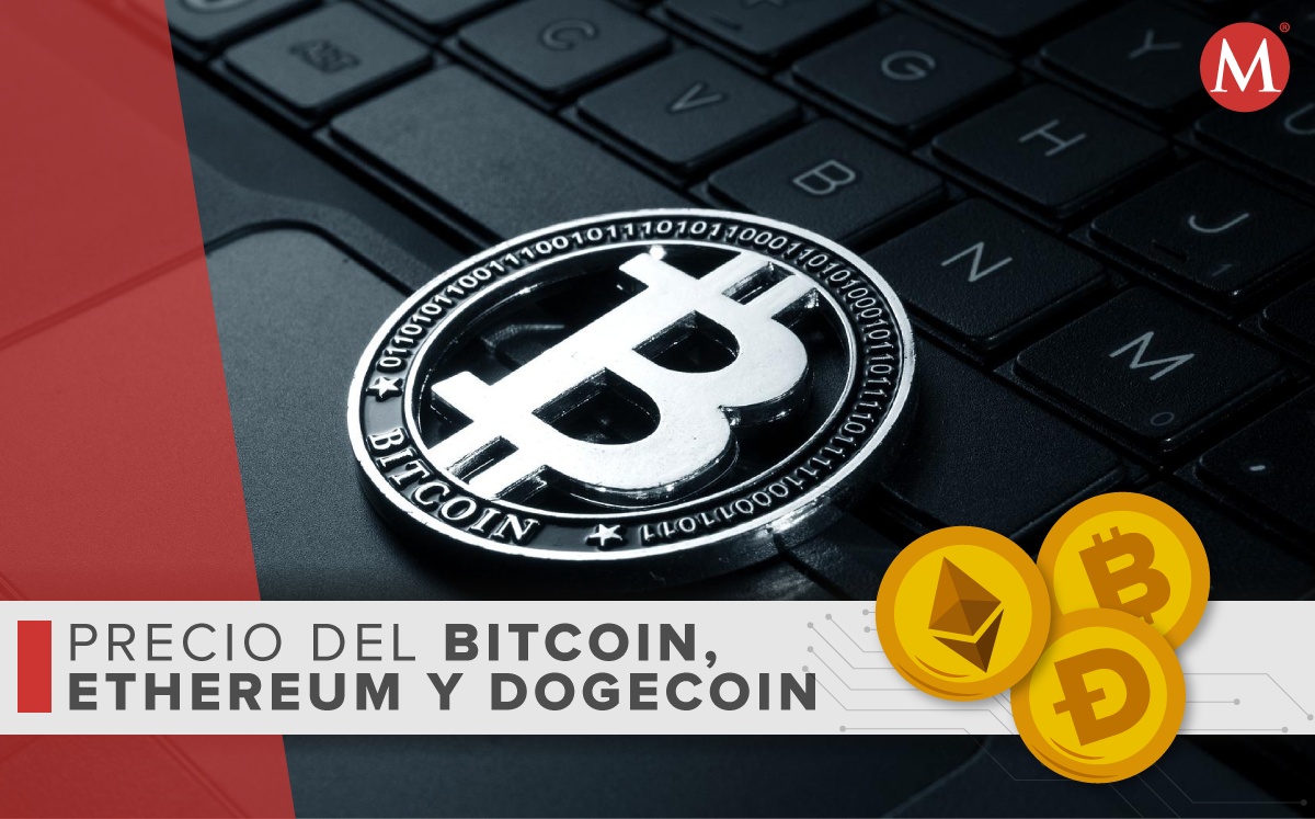 Precio-bitcoin ethereum dogecoin-HOY.  12-agosto 2022. México