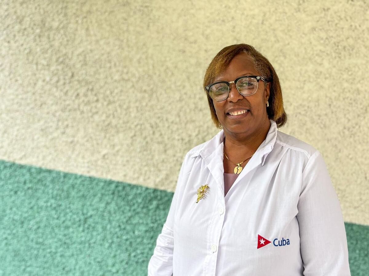 Zulma Luisa Barrera Jay es una de los 55 médicos cubanos que estarán en Colima. (Arnoldo Delgadillo)