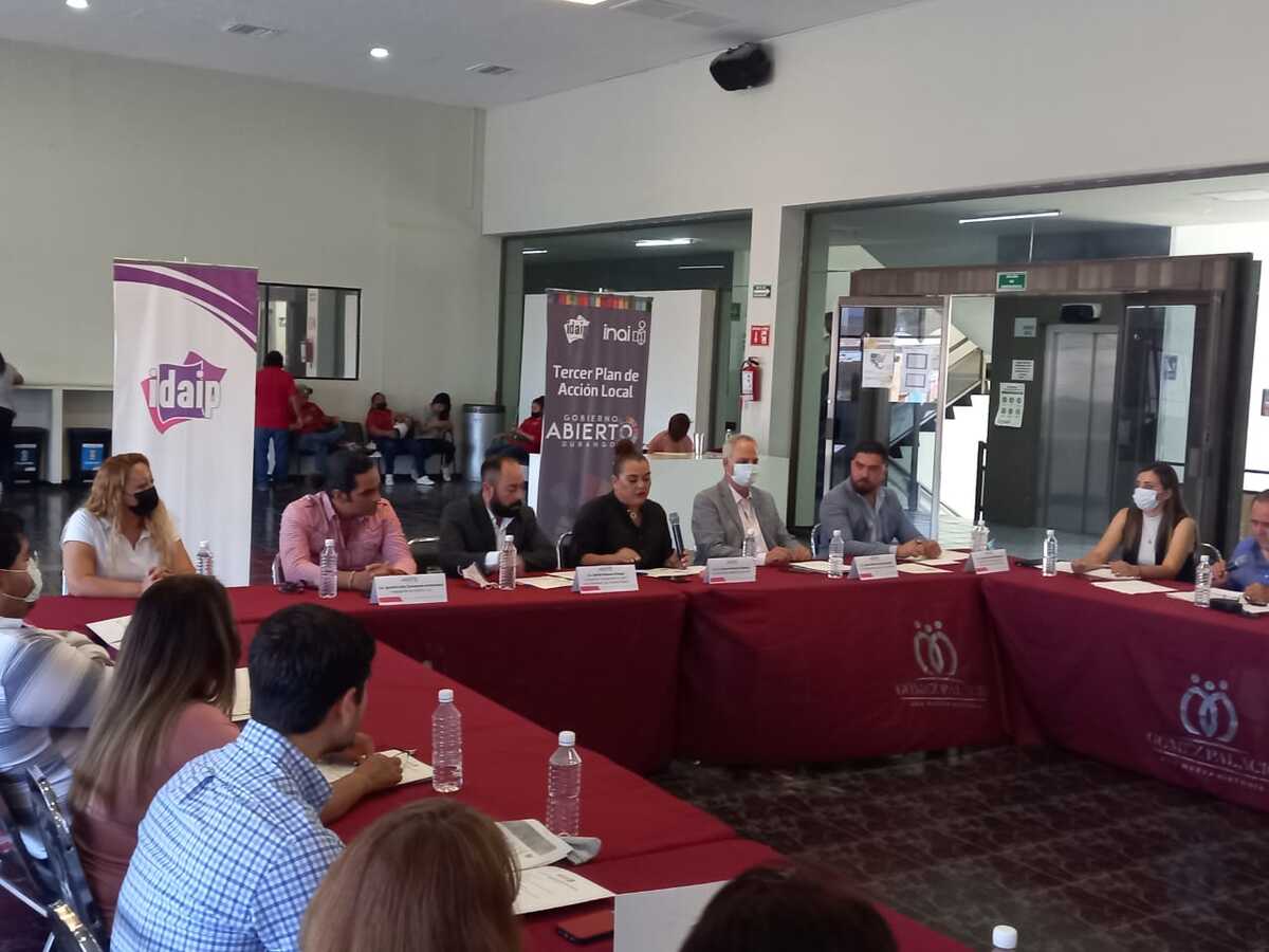 Estuvo encabezado por la comisionada presidenta del IDAIP, Luz María Mariscal. (Isis Rábago)