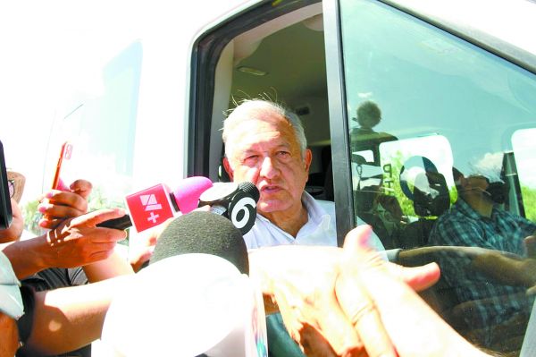 El mandatario (aquí en una visita a la mina en Sabinas) llegó anoche y hoy acudirá a la presa en China. roberto alanís