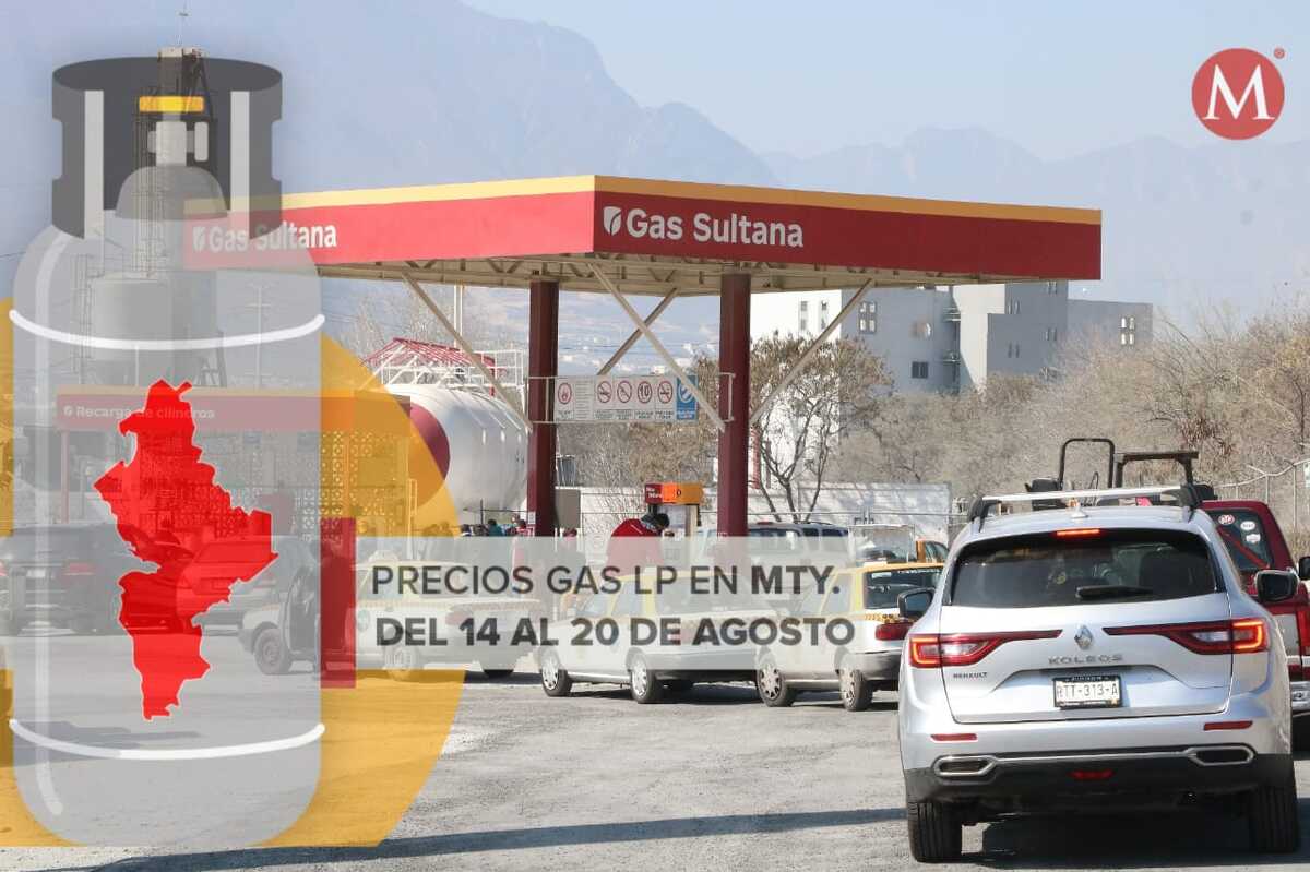 Nuevo León. Precio del gas LP del 14 al 20 de agosto de 2022 Grupo Milenio