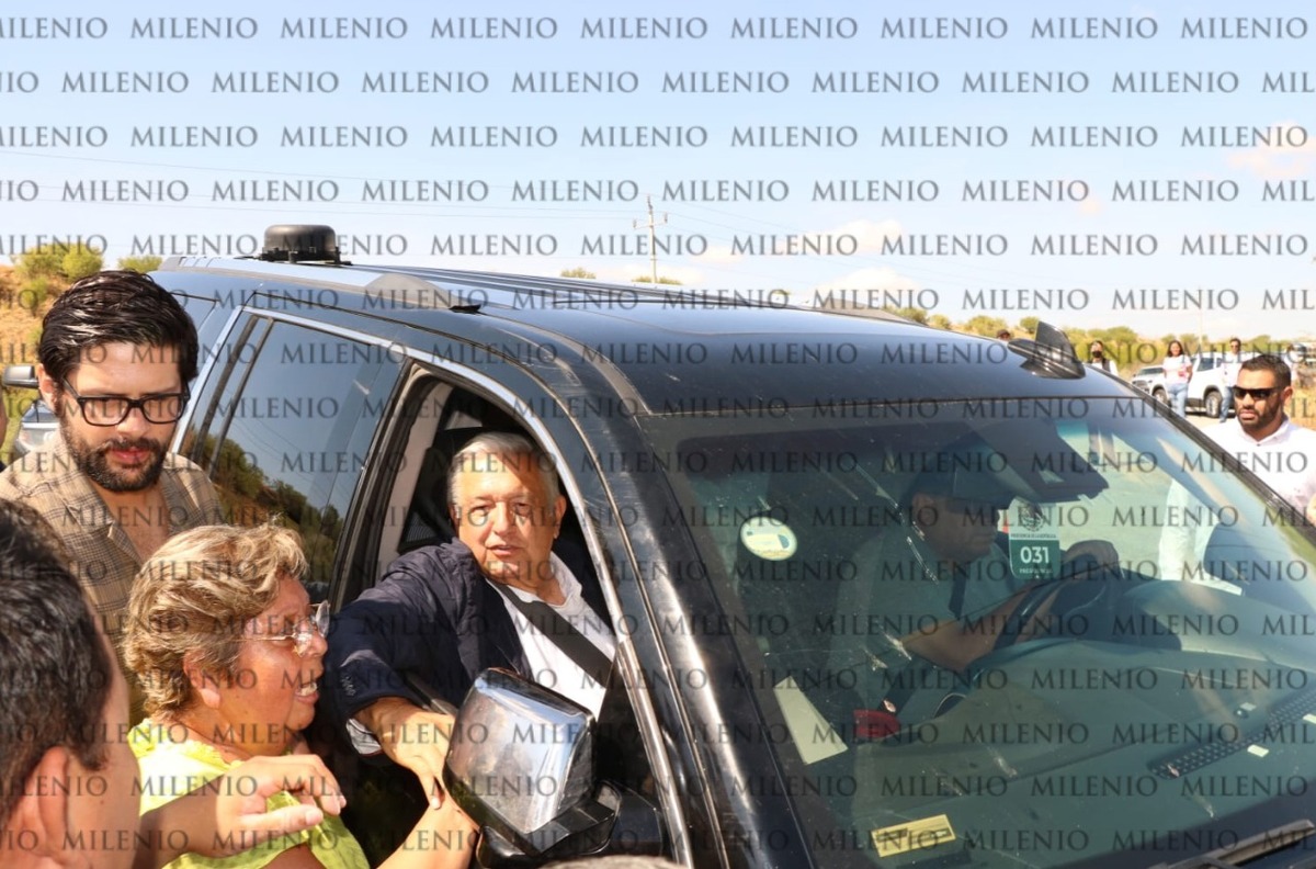 El presidente Andrés Manuel López Obrador de gira de trabajo por NL. Foto: Raúl Palacios