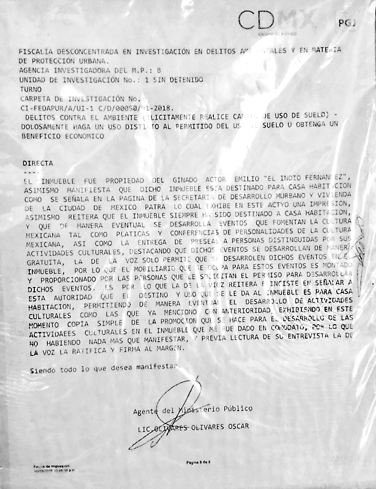 Casona del Indio Fernández