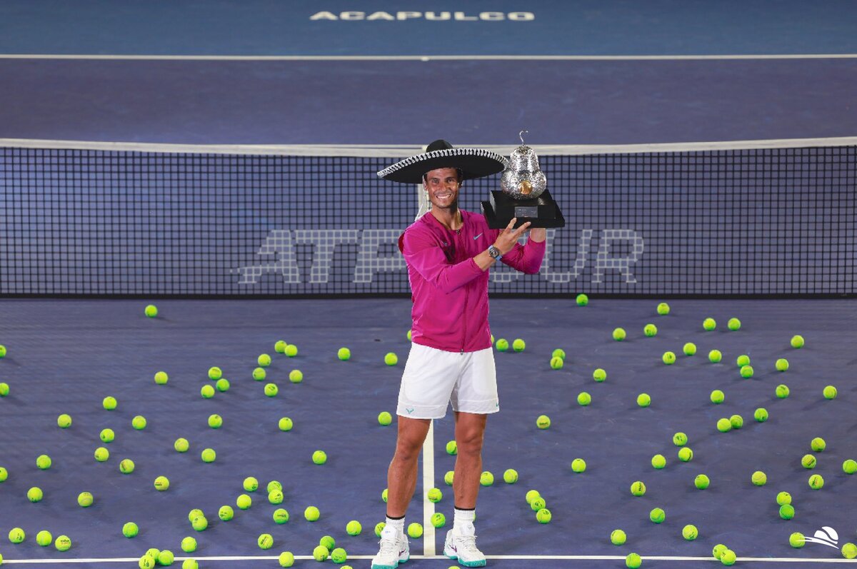 Rafael Nadal en el Abierto de Acapulco