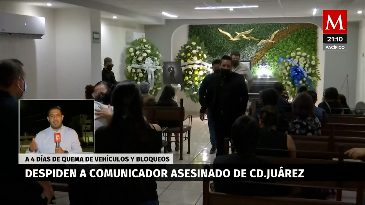 Alan González. Velan cuerpo de locutor asesinado en Cd. Juárez