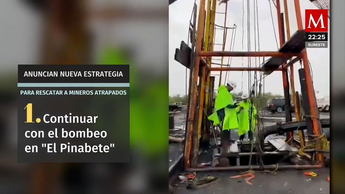 Coahuila. Concha Norte inunda mina Pinabete; buscan parar inundación