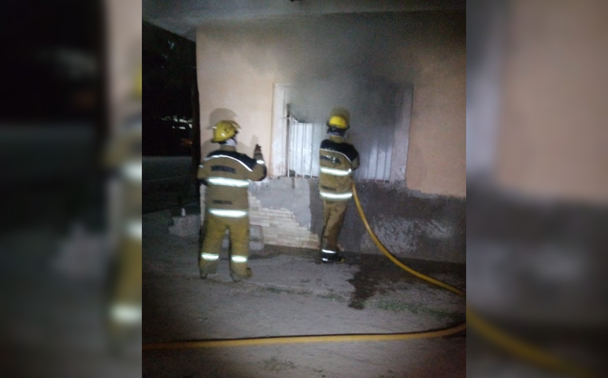 El fuego arrasó lo que había en el interior. (Notivox Digital)