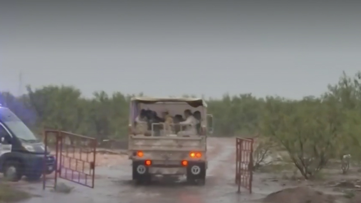 Fuertes lluvias en Sabinas, Coahuila