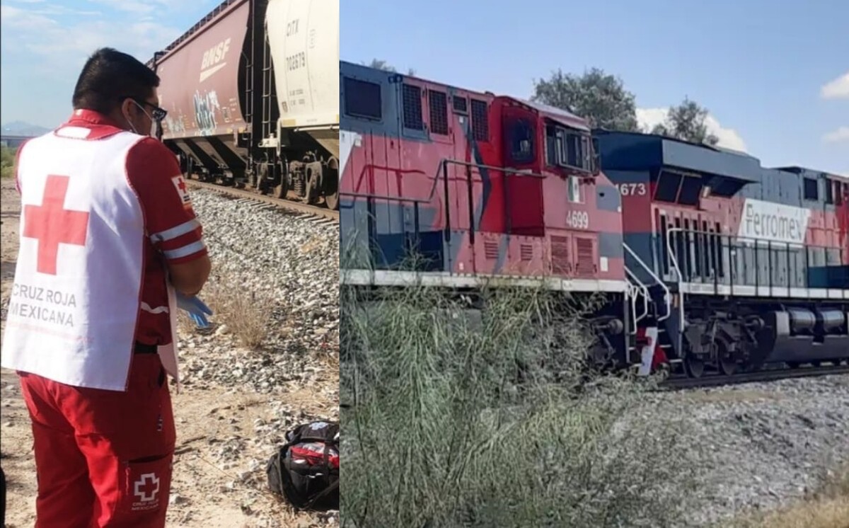 Una joven resultó lesionada al ser impactada por el tren. (Notivox Digital)
