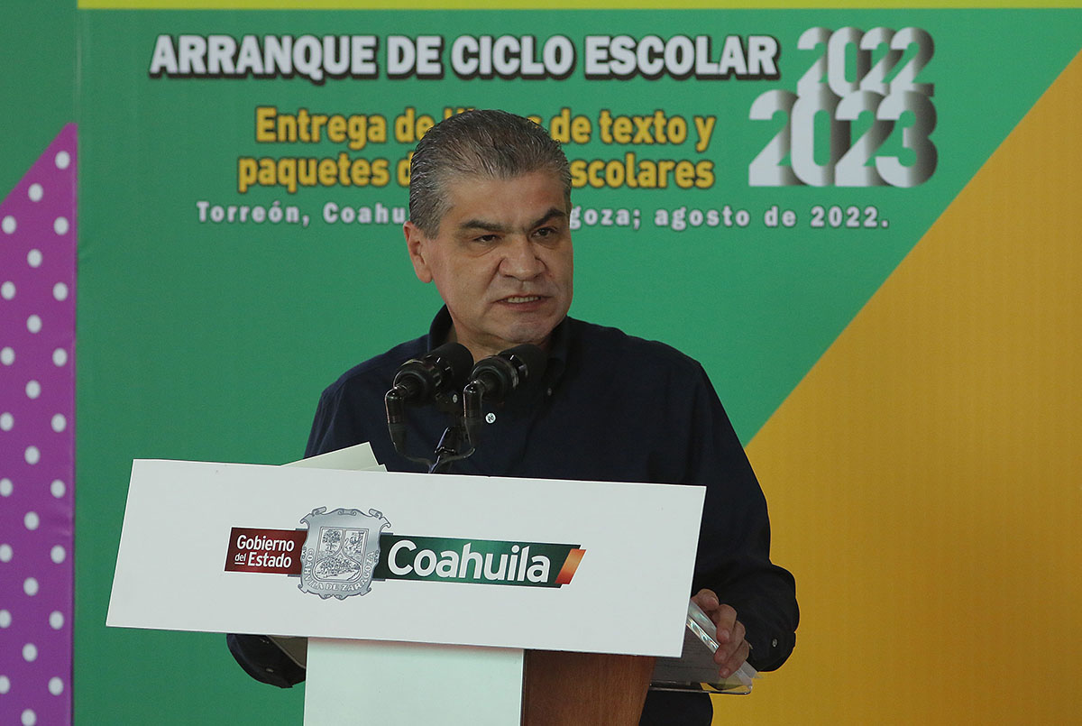 Miguel Ángel Riquelme Solís, gobernador de Coahuila. (Manuel Guadarrama)