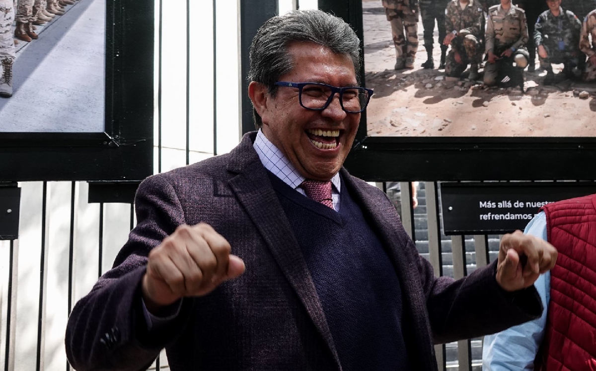 Ricardo Monreal durante la inaugurcación de la exposición fotográfica. | Cuartoscuro