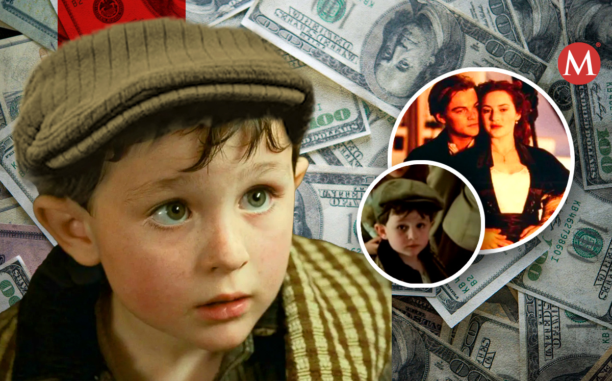 El actor realizo el papel de un niño de tercera clase que viajaba en el barco