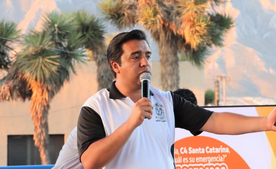 El alcalde de Santa Catarina, Jesús Nava Rivera. Foto: Especial