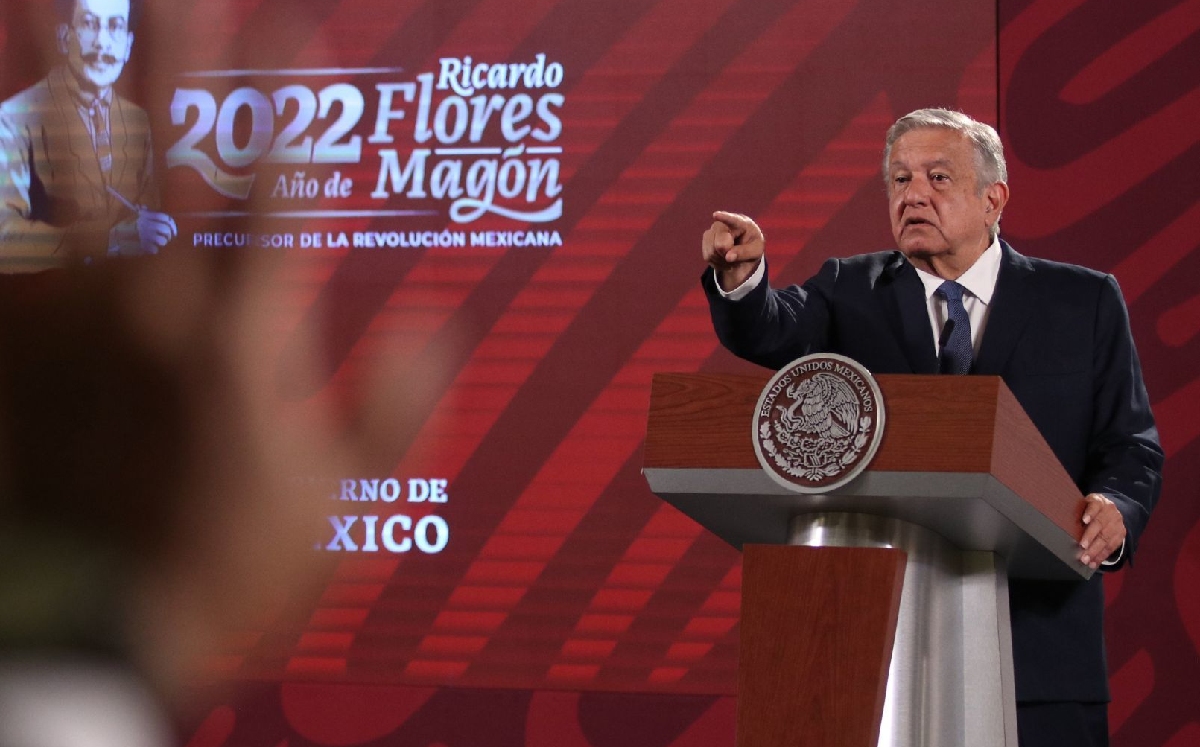 El Presidente durante su conferencia de prensa matutina del 16 de agosto. | Cuartoscuro