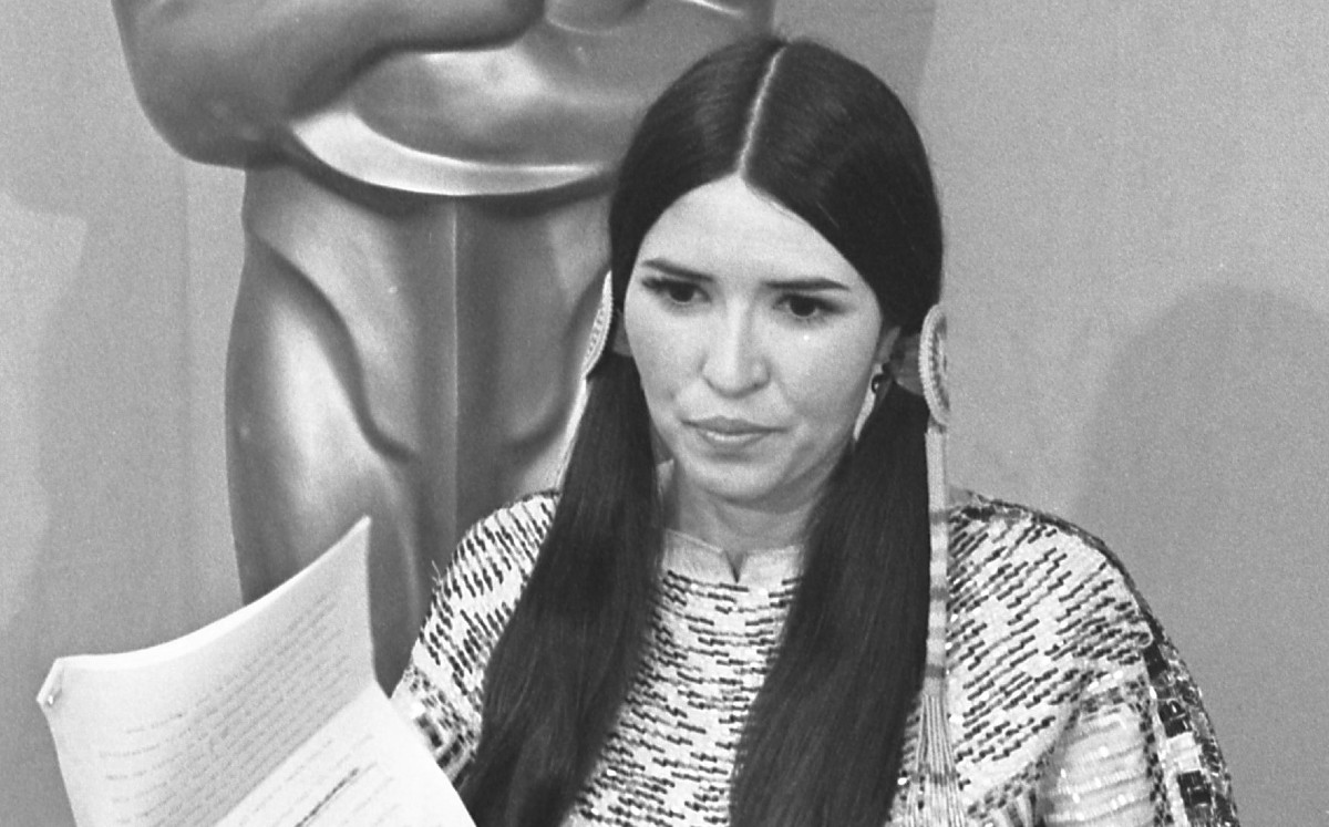 Sacheen Littlefeather. (UCLA Library Special Collections)